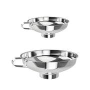 Cucchiaino in Acciaio Inossidabile per Cucina - Cucchiaino con Maniglia - Ideale per Marmellate e Liquidi - Argento - 2 Formati - Adatto per Cottura in Cucina