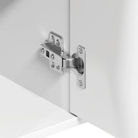 Credenza Bianca 88x30x70 cm in Legno Multistrato 800675