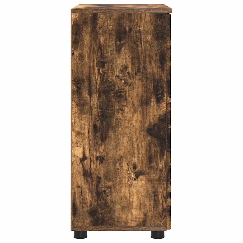 Mobile da Bagno con archiviazione Rovere fumé 60 x 35 x 80 cm