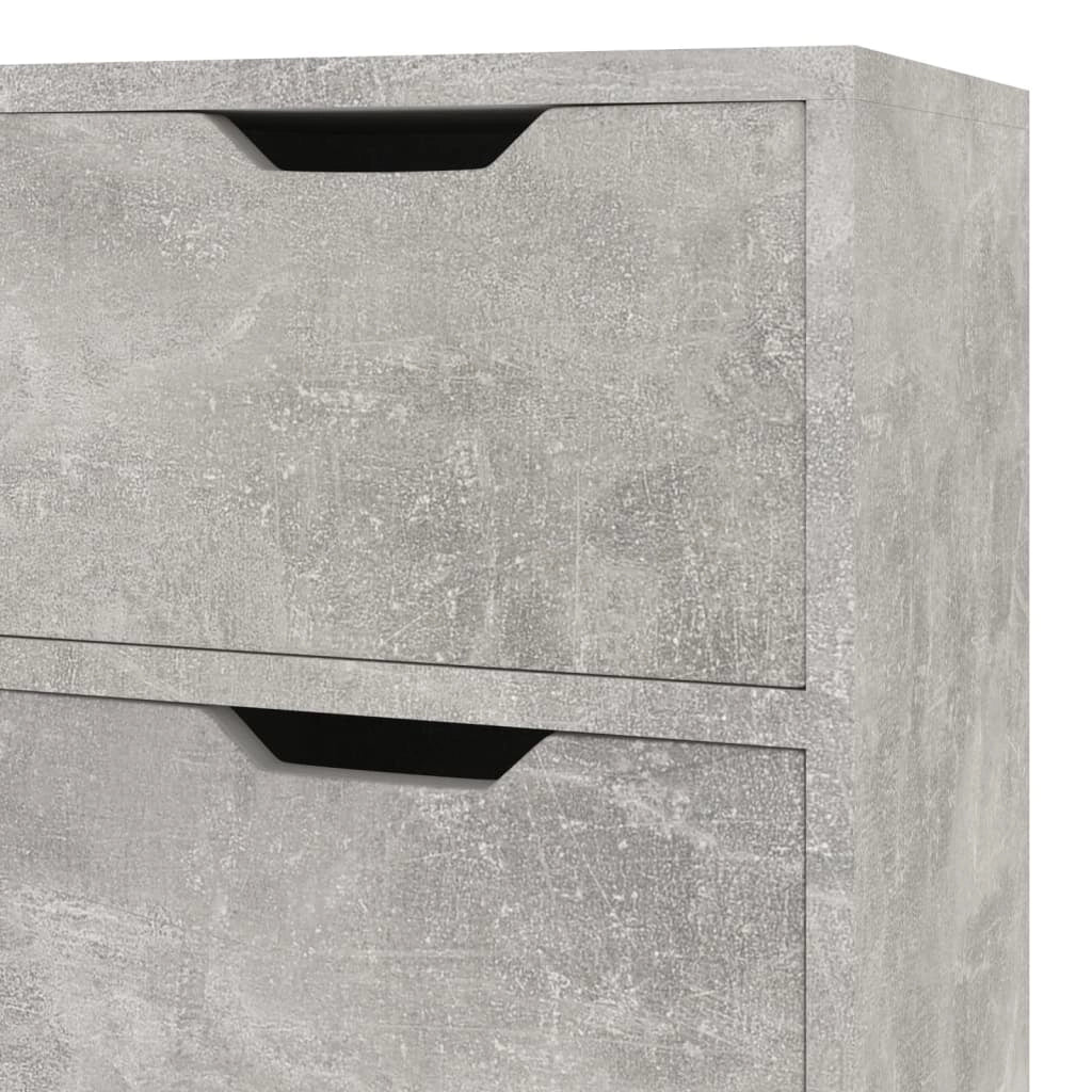 Buffet credenza cassettiera armadio mobile contenitore organizer per cucina soggiorno salotto 90 x 30 x 72 cm legno ingegnerizzato grigio 02_0032114