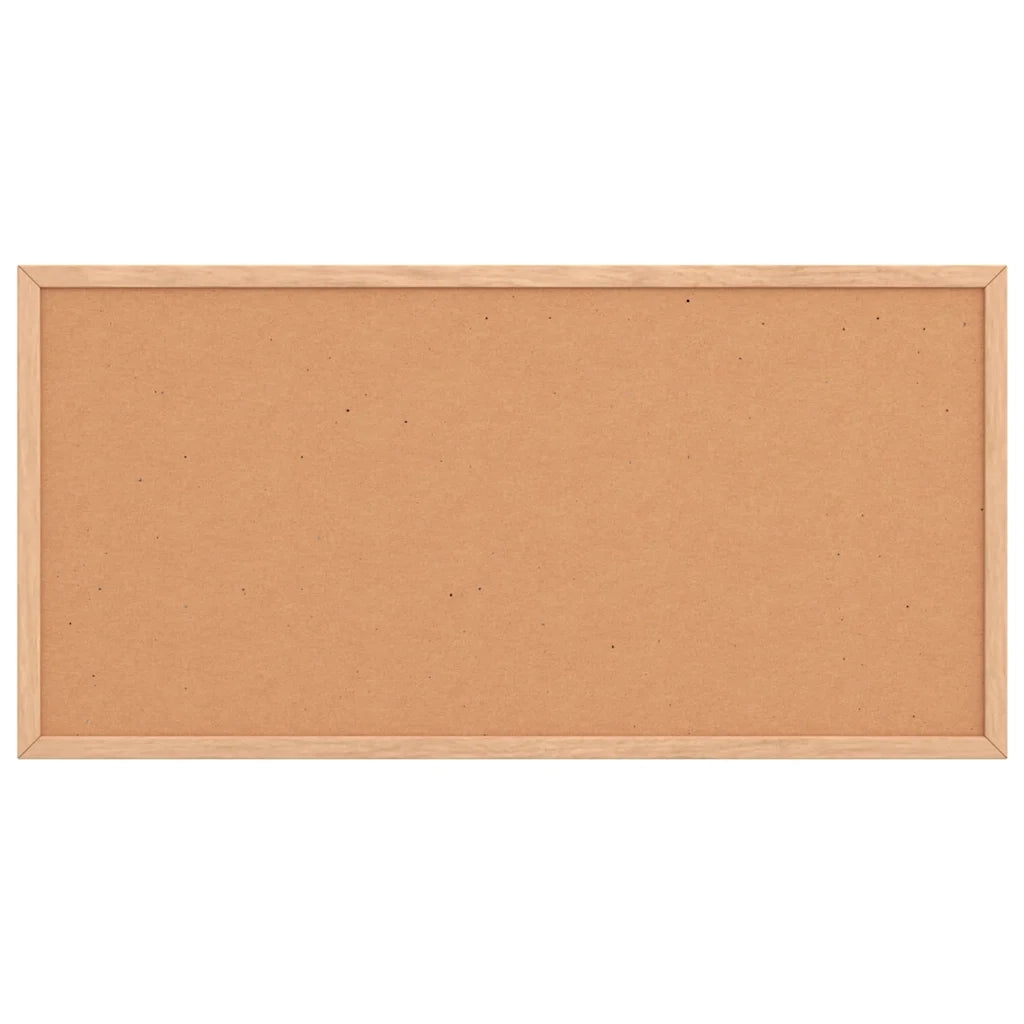 Bacheca in sughero con cornice in legno di pino massiccio 60x30 cm CFW8417888