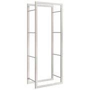 Portalegna 50 x 28 x 132 cm acciaio inox argento 02_0043715