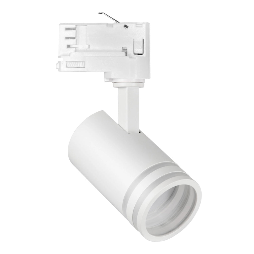 Faretto binario 3F bianco GU10 10W Milano Polux 327871