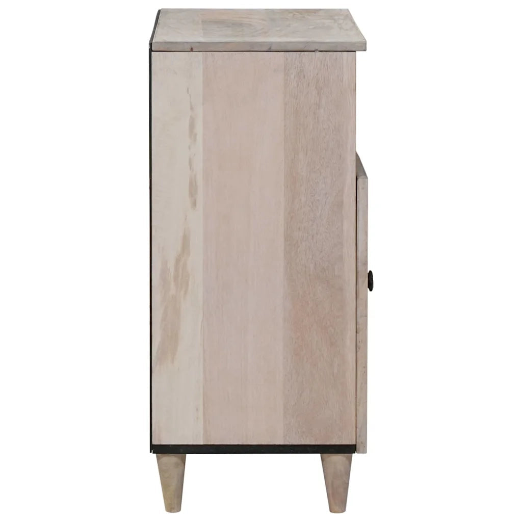 Credenza | Madia | Buffet da pranzo | Armadio da pranzo Bianco Sbiancato 60 x 33 x 75 cm