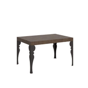 Tavolo allungabile 140/224x80cm Paxon noce gambe antracite