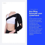 Slinga per spalla adattabile con stabilizzatore - Supporto per spalla - Materiale respirabile - Progettazione ergonomico - Adatto per emiplegia - Comodo e idoneo per la pelle - Braccio per spalla