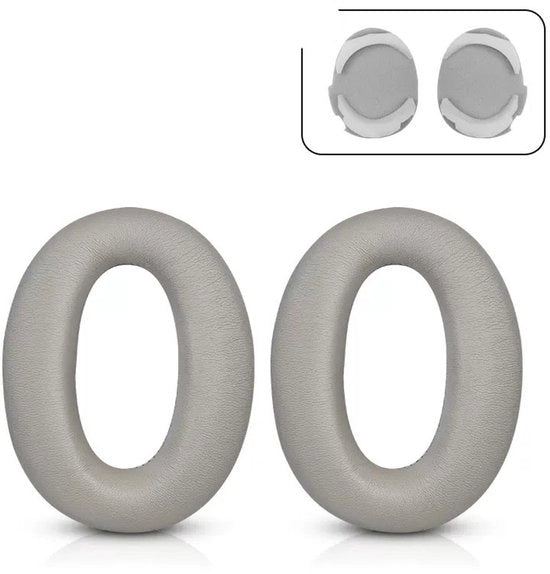 Accessori per cuffie Bluetooth compatibili con MDR-1000X e 1000XM2, calotte per cuffie in pelle grigia