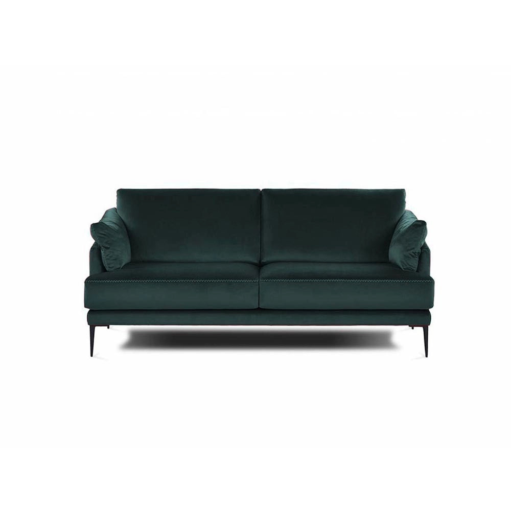 Piede in metallo Ago17 per divani e poltrone H 17cm. nickel nero