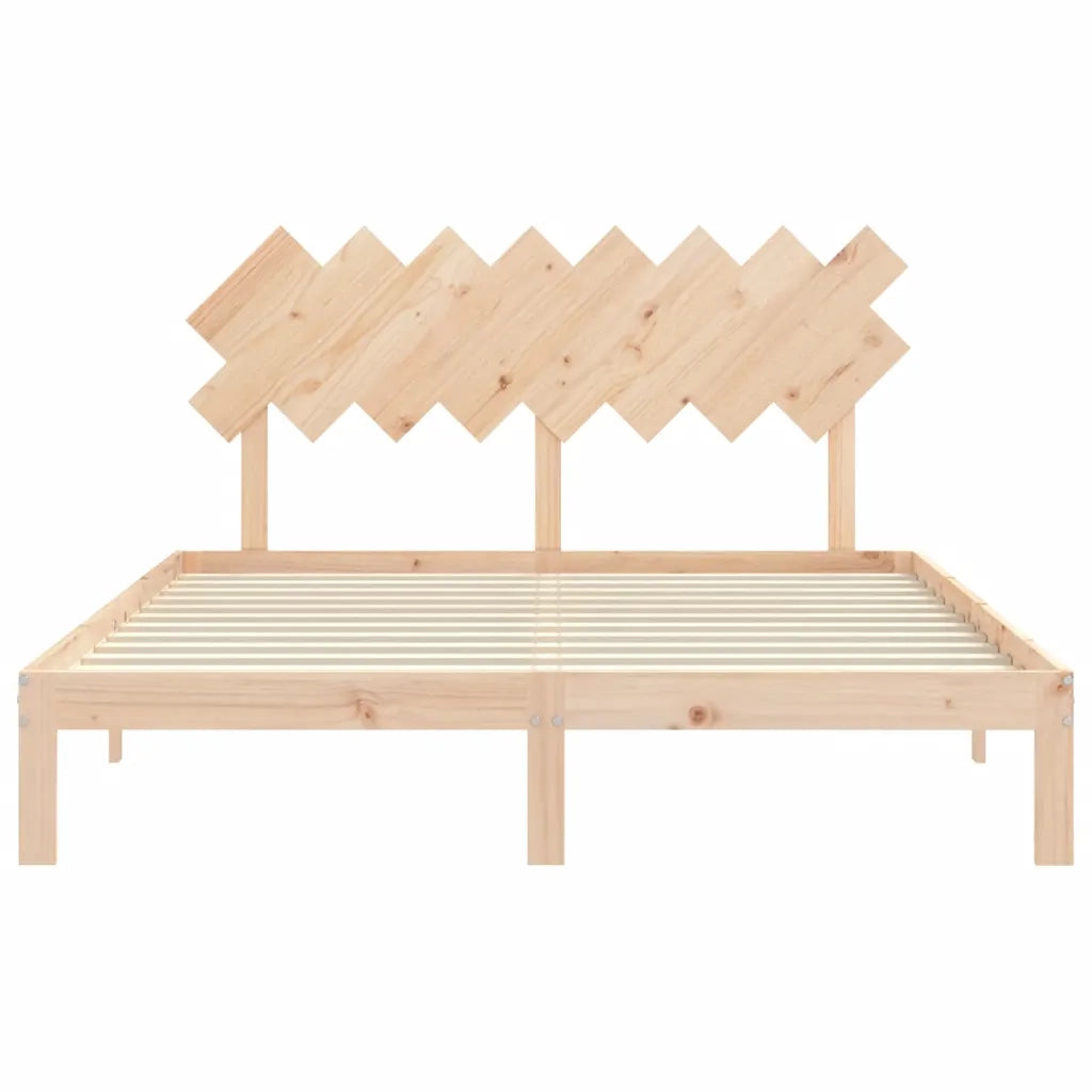 Giroletto senza Materasso 160x200 cm in Legno Massello di Pino 3193736