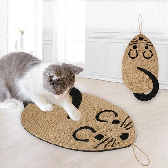 Sisal Krabmat Naturale per Gatti – Piastra di Protezione e Lettino – Protegge Mobili e Tappeti – per Gatti di Interno