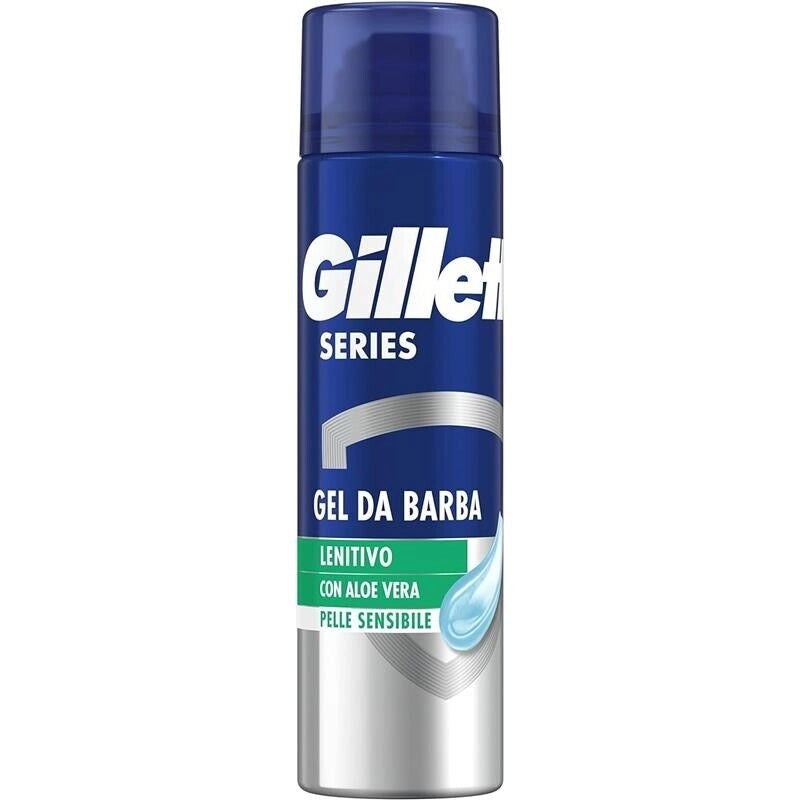 GILLETTE SERIES GEL DA BARBA LENITIVO CON ALOE VERA 200 ML