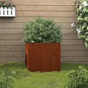 Fioriera 49x47x46 cm Acciaio Corten 821551