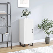 Credenza-Buffet-Armadio da cucina Bianca 34,5x34x90 cm in Legno Multistrato 625150