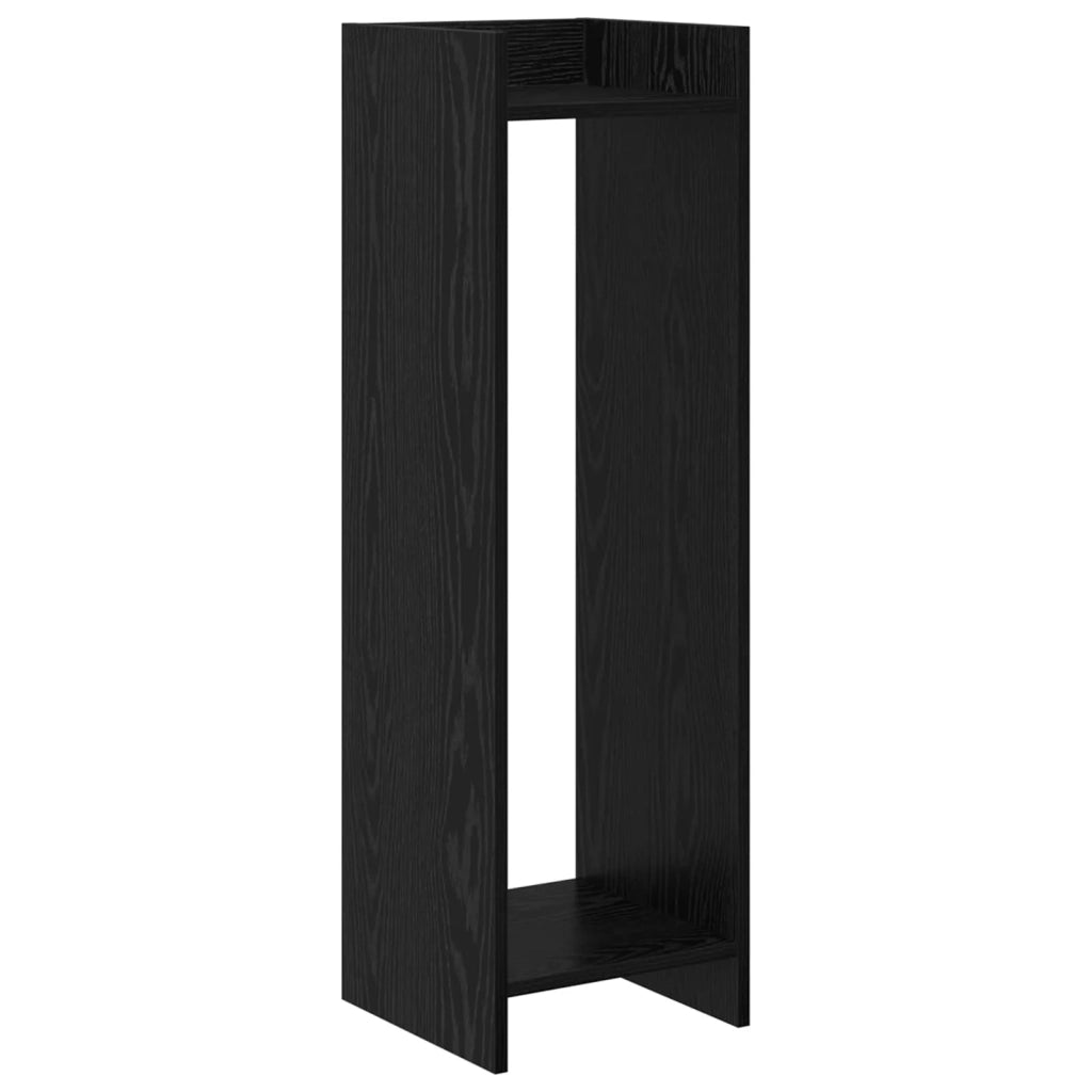 Supporto per piante 2 pcs Rovere Nero 30 x 30 x 100 cm 899565