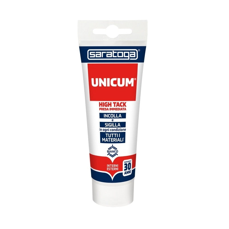 Saratoga ADESIVO UNIVERSALE UNICUM BIANCO 200GR TUBETTO.