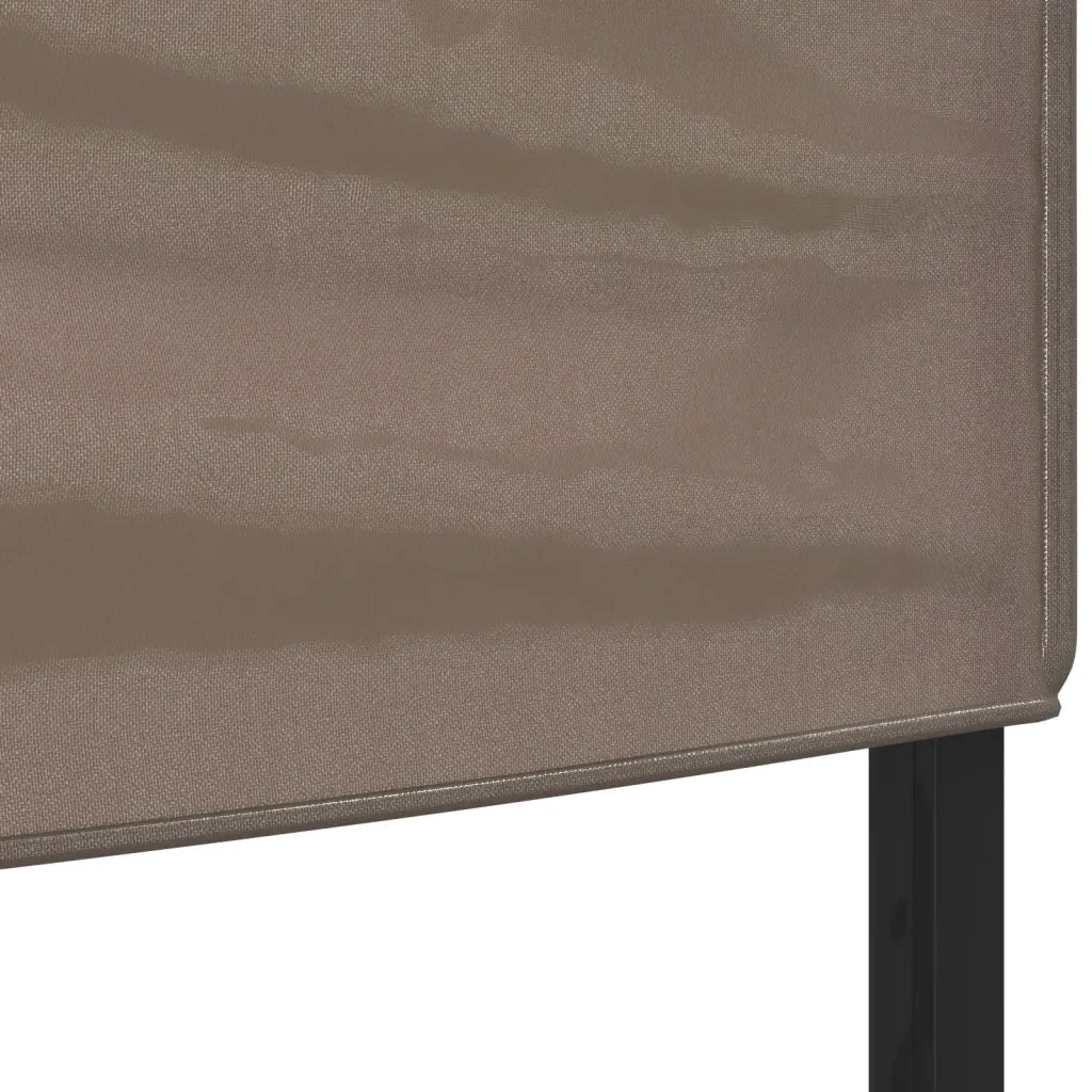 Tenda per Feste Pieghevole-Tenda Gazebo Tortora 3x6 m
