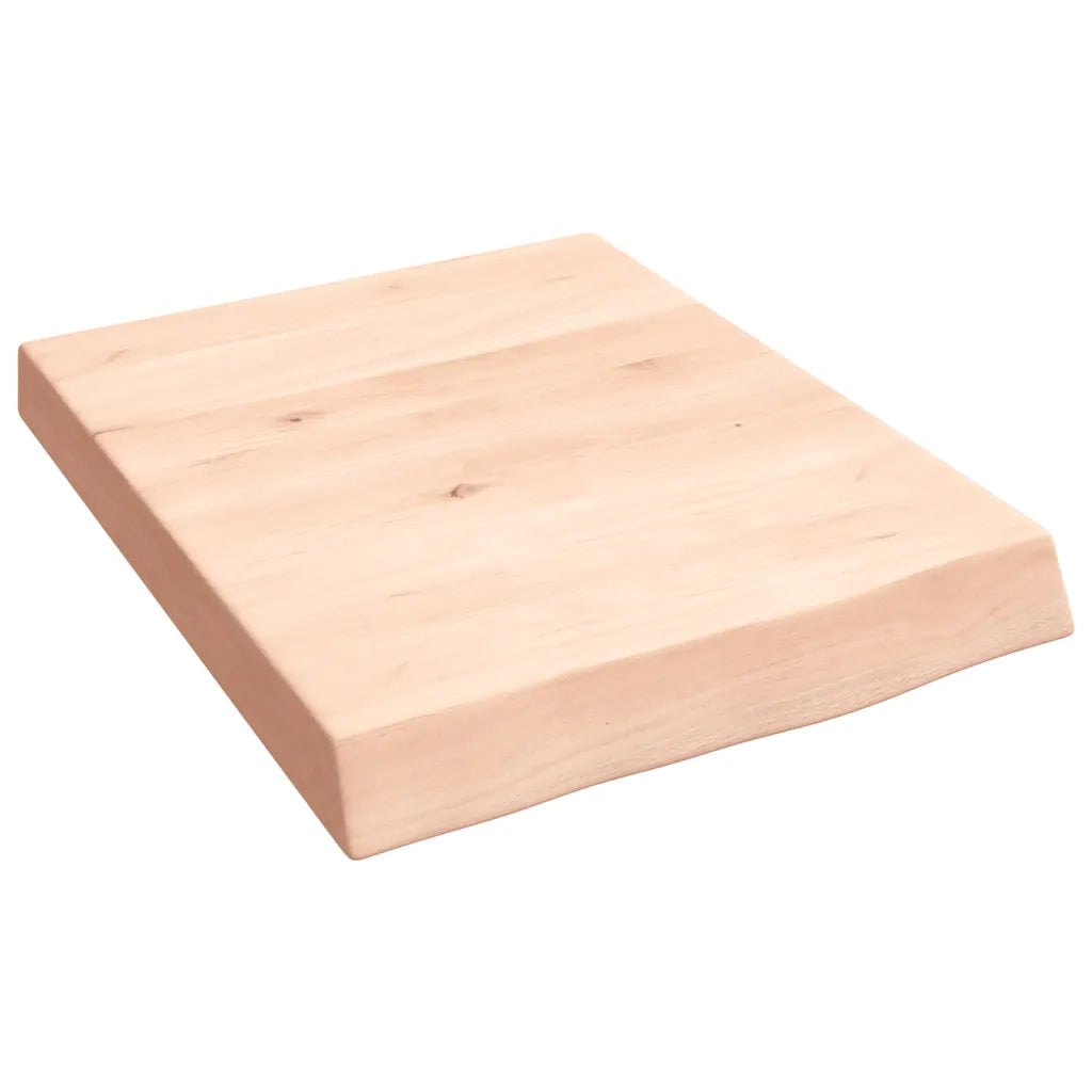 Mensole Parete | Scaffale a Parete | Ripiano a Parete 40x50x(2-6) cm Massello Rovere Non Trattato