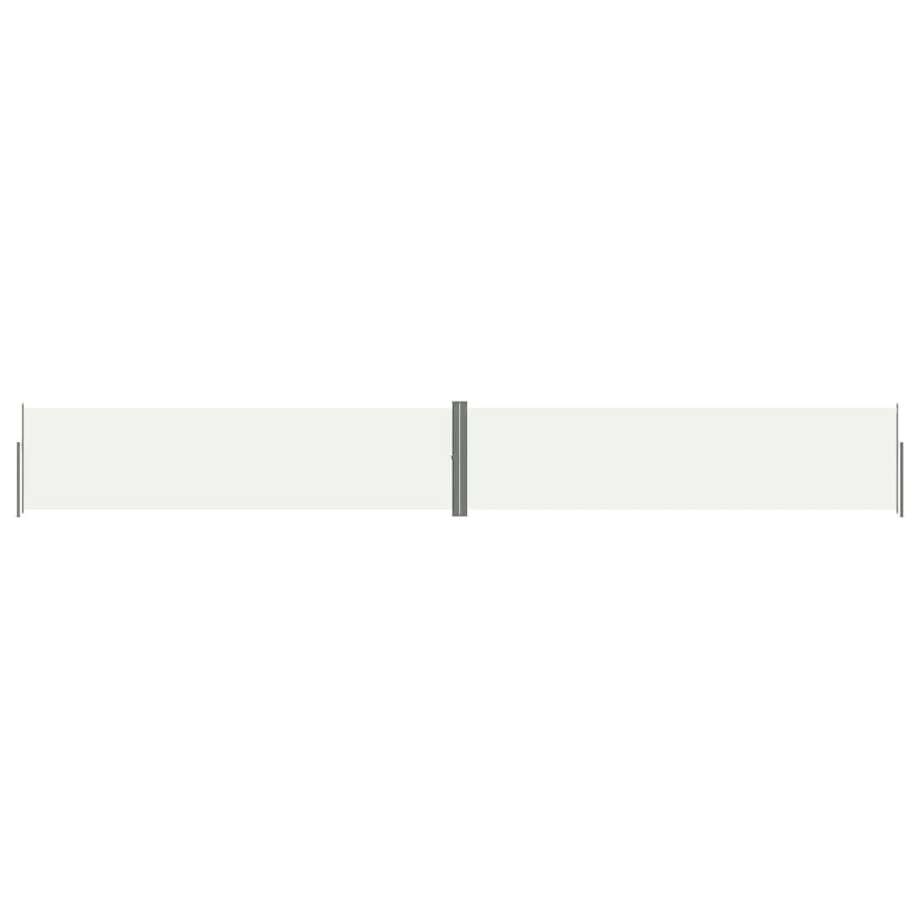 Tenda da sole laterale retrattile/schermo privacy per patio giardino terrazza balcone 160 x 1200 cm crema 02_0007165