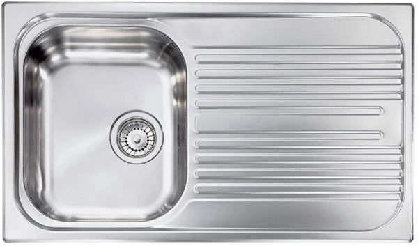 Lavello ATLANTIC 86X50 1 vasca destra+ gocciolatoio ACCIAIO INOX 010543.D1.01.2016