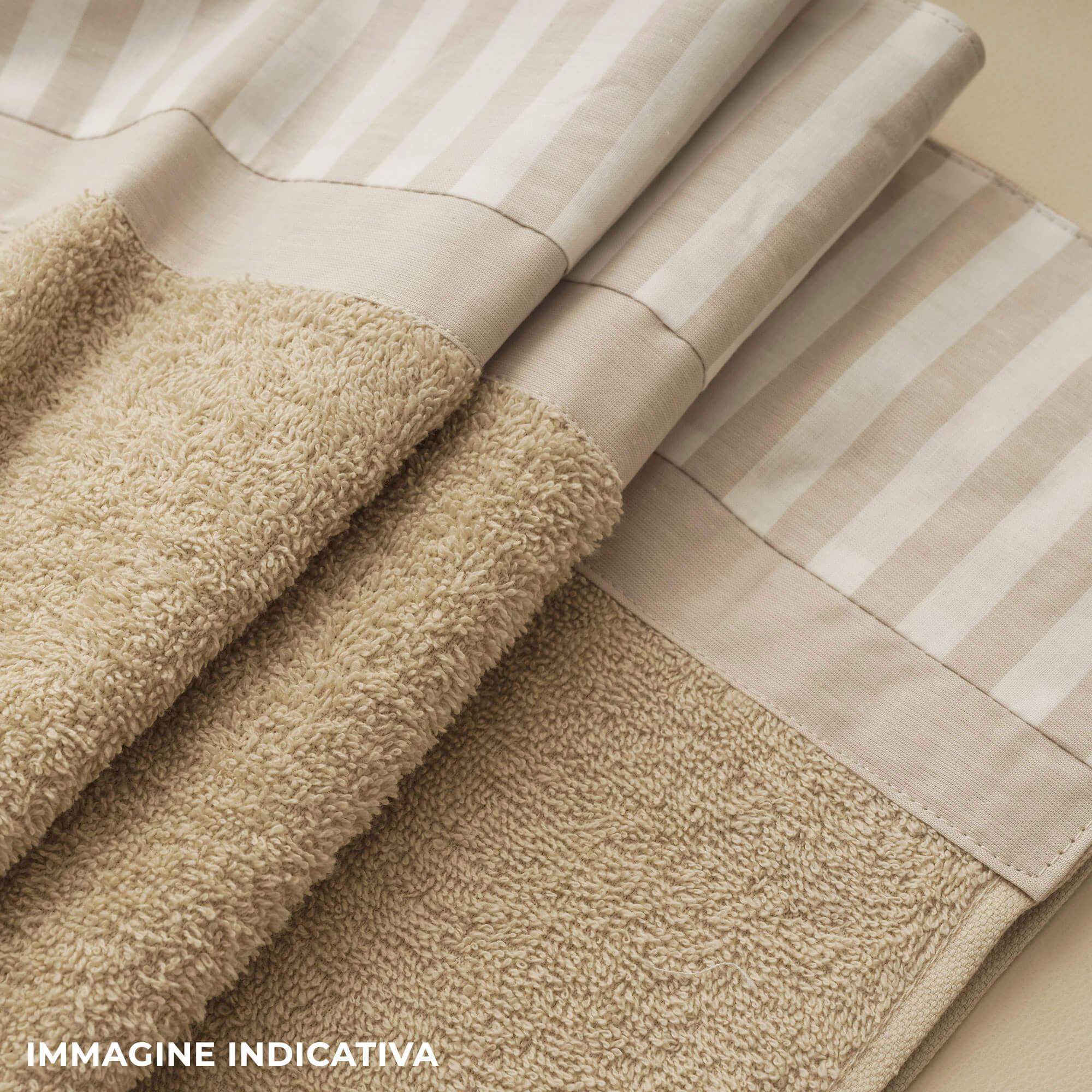 Set Spugna 4 Pezzi Asciugamani Viso + Ospite con Balza Garrini Jennifer Rosa