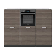 Vicco Cucine componibili piccole Grigio nobile/antracite 180 cm senza piano di lavoro