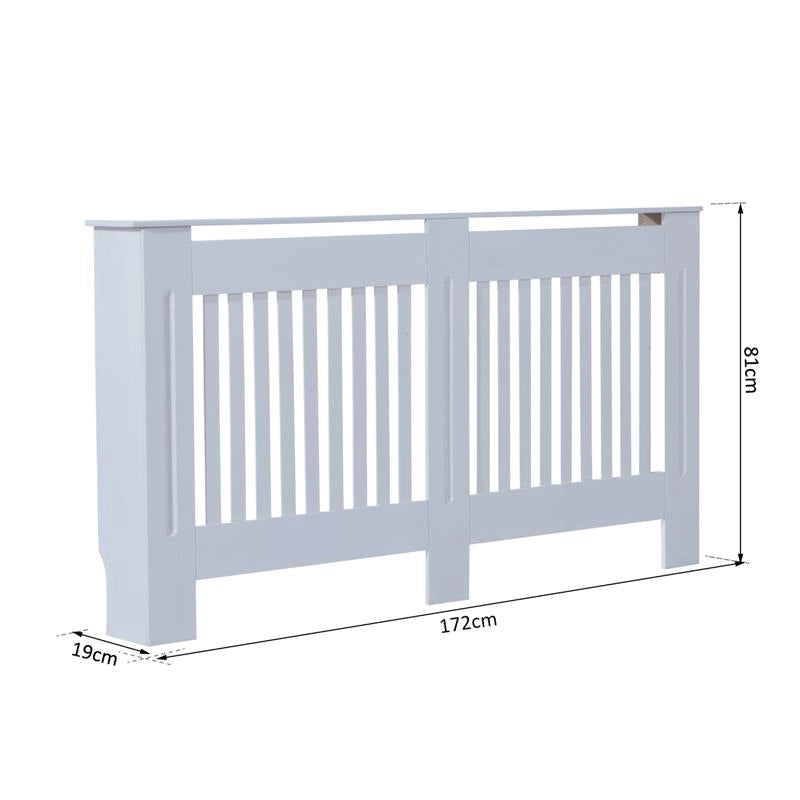 COPRITERMOSIFONE 172 X 19 X 81 CM IN LEGNO MDF BIANCO