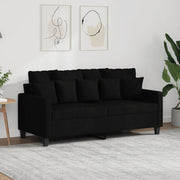Divano a 2 Posti Nero 120 cm in Tessutocod mxl 131121
