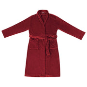 Accappatoio senza Cappuccio Rosso Bordeaux l Flanella CFW4030784