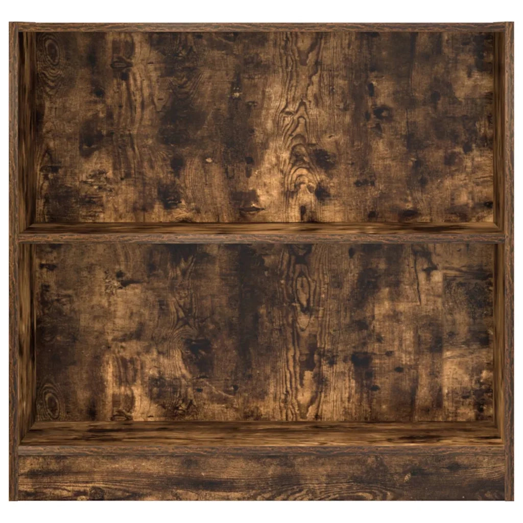 Libreria Rovere Fumo 80x24x76 cm in Legno Multistrato 857830