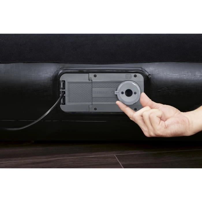 Lettino gonfiabile - BESTWAY - Materasso 2 posti - 203 x 152 x 30 cm - Pompa elettrica integrata