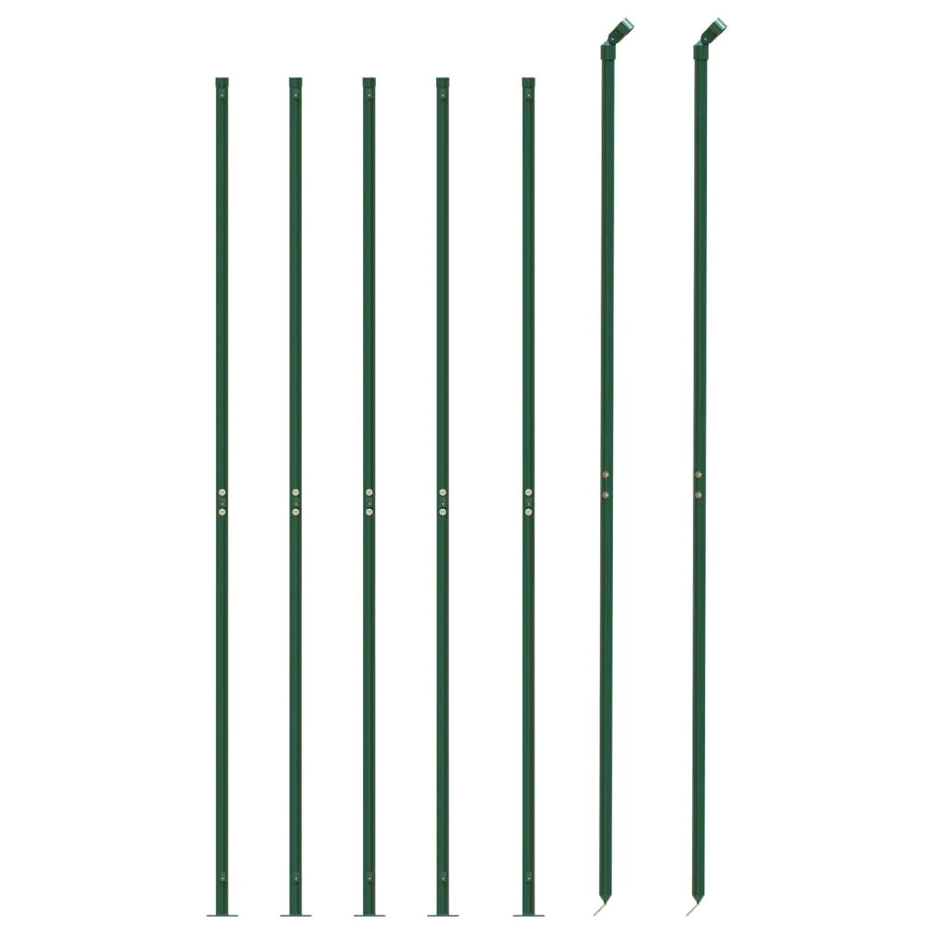 Recinzione Metallica con Flangia Verde 1,6x10 mcod mxl 71116