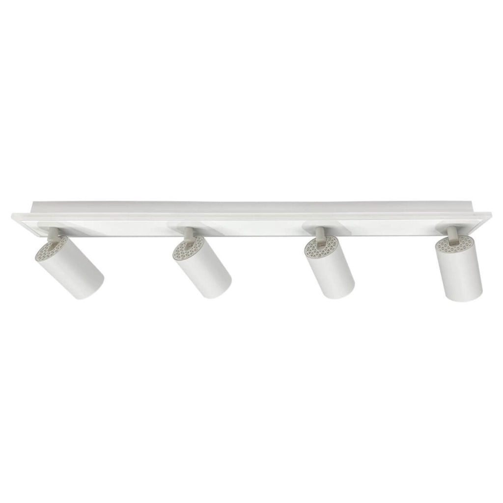 Plafoniera Parma bianca/oro 4xGU10 LED Light Prestige