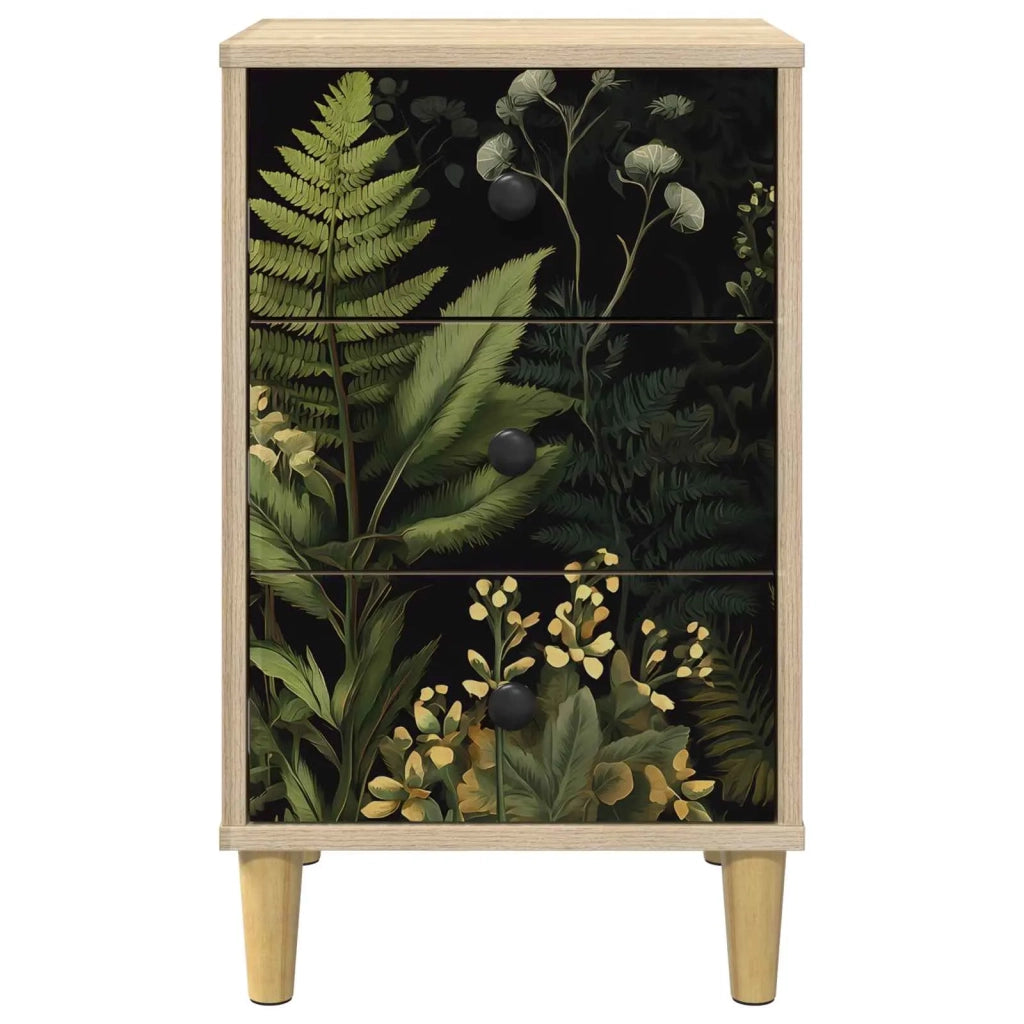 Armadio da Notte RHENEN 2 pz Rovere Sonoma 36 x 33 x 60 cm 8007270