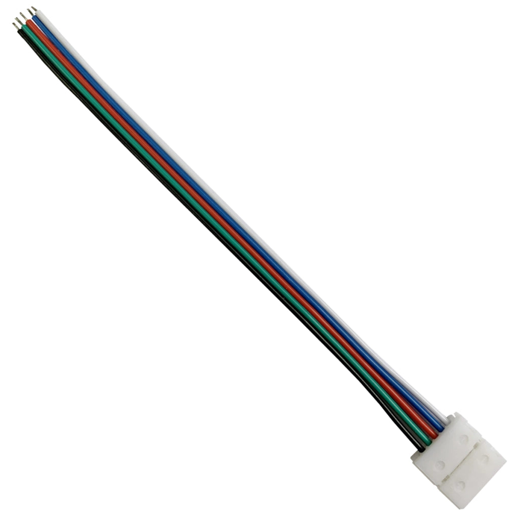 Connettore alimentazione RGBW 12mm 5pin 12-24V Polux