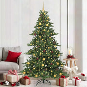 Albero di Natale Artificiale con Rami Pieghevoli Verde 210 cm 3397676