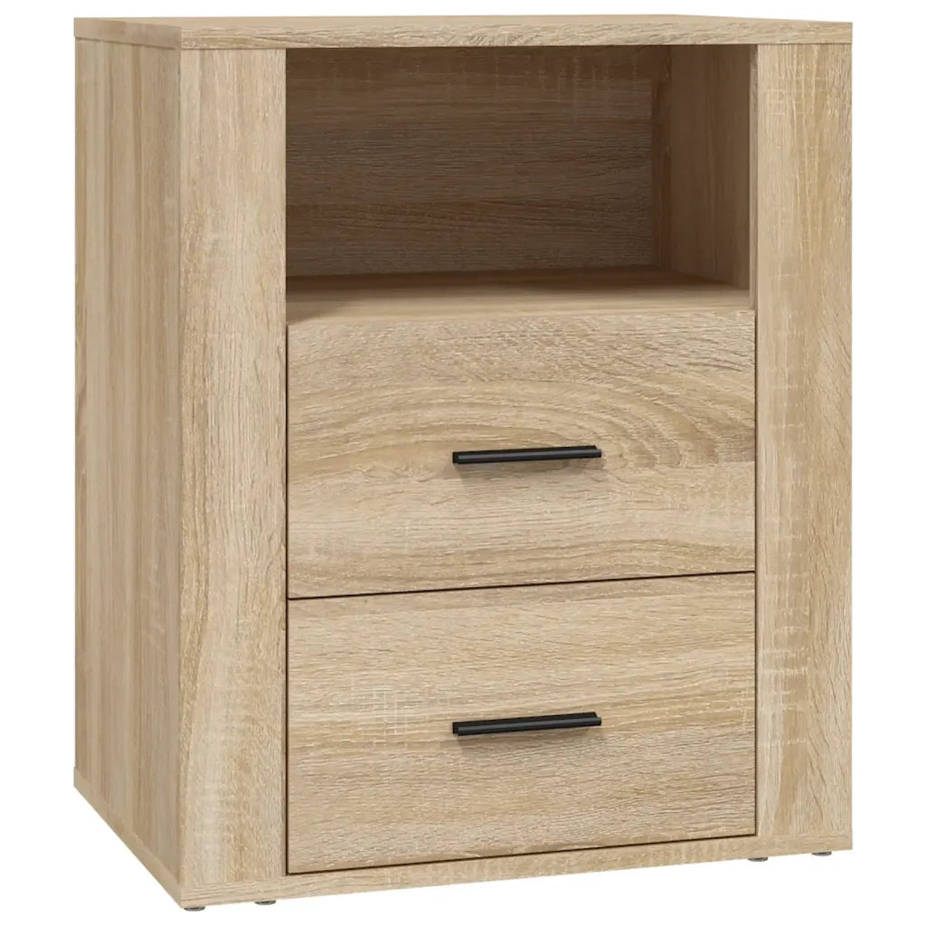 Comodino | Armadio da Notte | Mobiletto da notte Rovere Sonoma 50x36x60 cm in Legno Multistrato