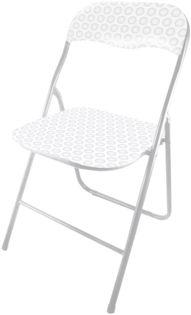 MAURY'S SEDIA PIEGHEVOLE SALVASPAZIO GOLF BIANCA