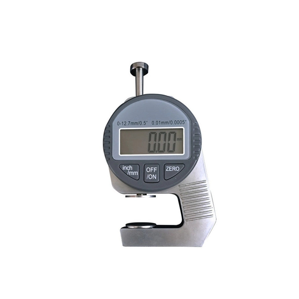 Trade Shop - Spessimetro Micrometro Digitale Palmer Alta Precisione 0-12,7 Mm X 0,01 Mm -
