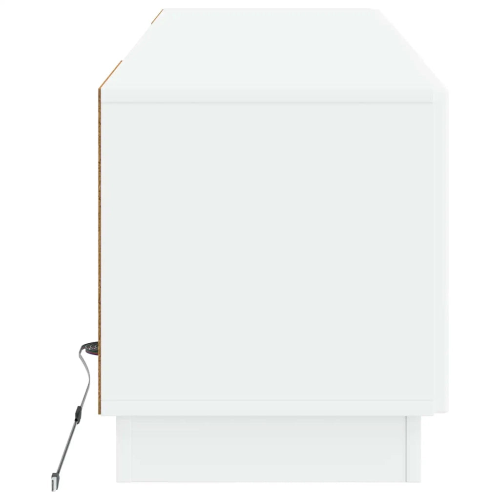 Mobile TV LED Bianco Legno ingegnerizzato 897345