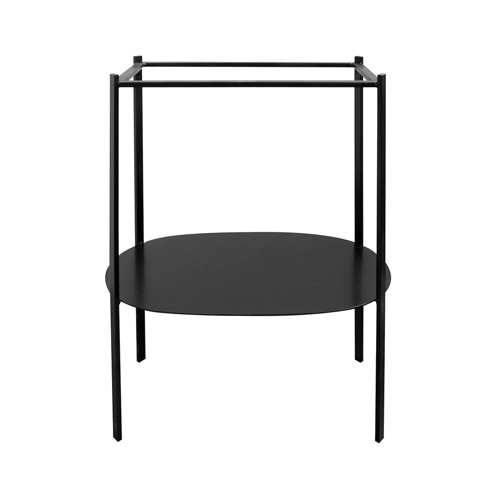 Console per lavabo nero satinato – Serie Cover