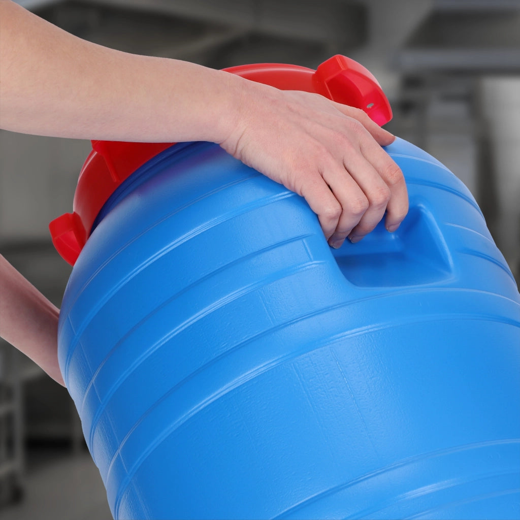 KADAX Barile in plastica da 30 litri per sottaceti di cavoli e cetrioli per acqua piovana Certificato
