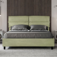 Letto Matrimoniale 160x190 cm Senza Rete Nandy Tè verde