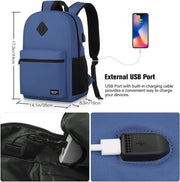 Zak da Uomo e Donna, Borsa da Scuola per Ragazzi e Ragazze, Borsa a Spalla per Laptop, Borsa per Università, Borsa per Scuola Secondaria, Borsa per Ufficio, Borsa per Viaggio di Studio