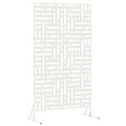 Schermo per Privacy Bianco 100 x 50 x 180 cm Acciaio CFW3228096