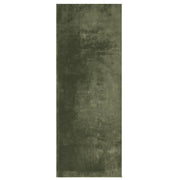 Tappeto del soggiorno | Tappeto Pelo Corto HUARTE Morbido Lavabile Verde Bosco 80x200cm
