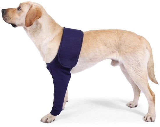 Hoes di protezione per arti inferiori - Articolazione chirurgica - Protezione completa per gambe - Disegno antiliscio - Cinture di chiusura adattabili con cerniere a clip - Pantaloncino per cani