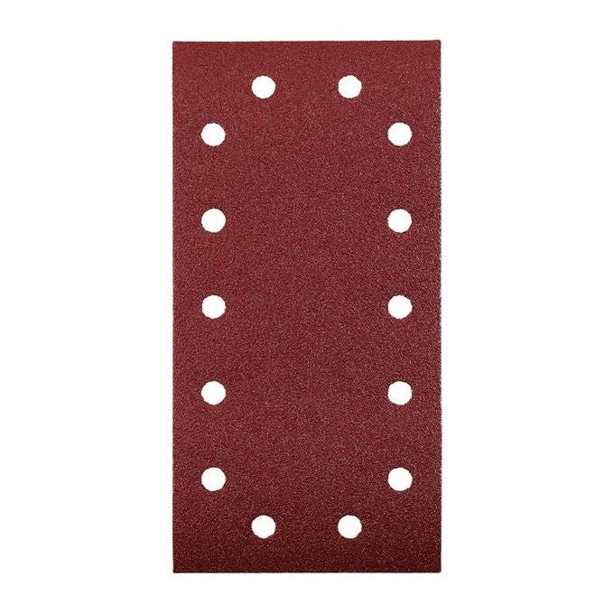 Kwb 8189-12 Carta Abrasiva Rettangolare 115x230 mm Grana 120 Velcro per Legno Metallo Vernice 5 pezzi