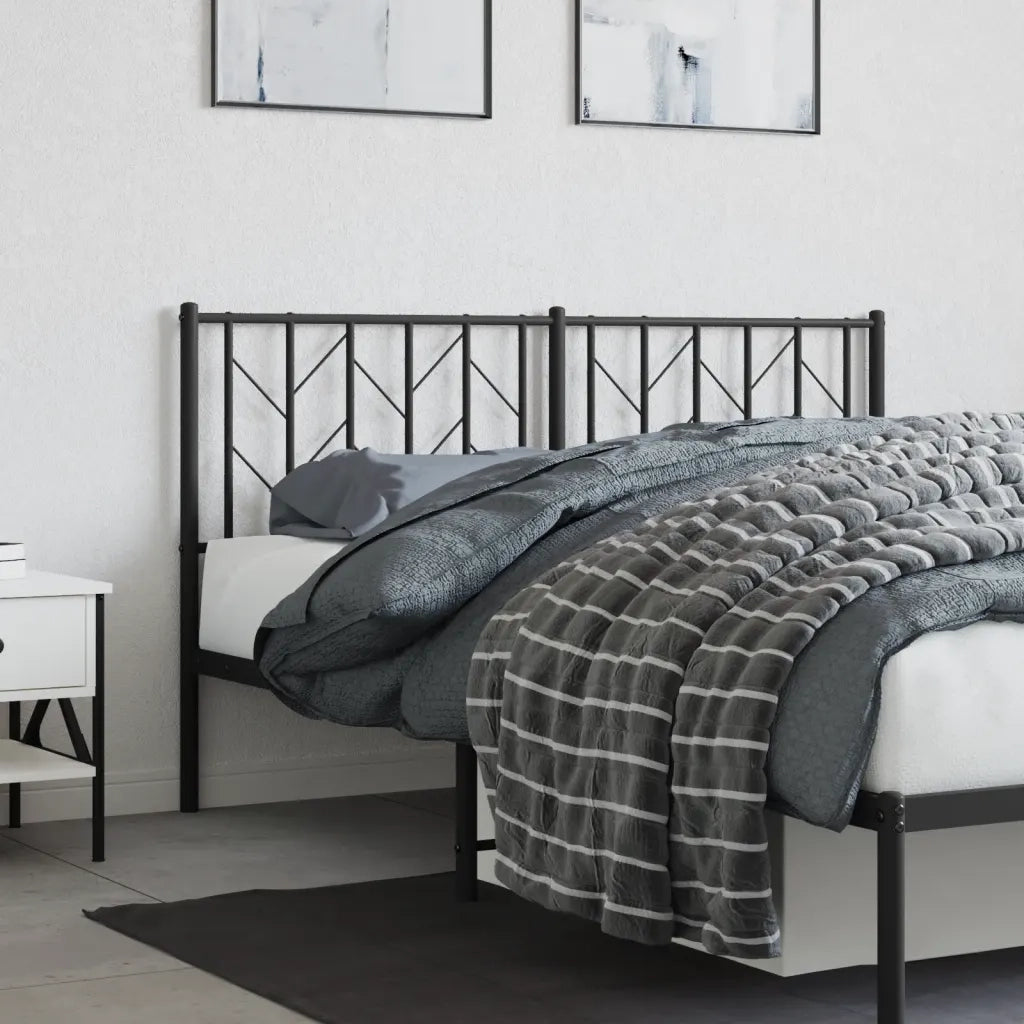 Testiera di Ricambio in Metallo Nero 150 cm 374471