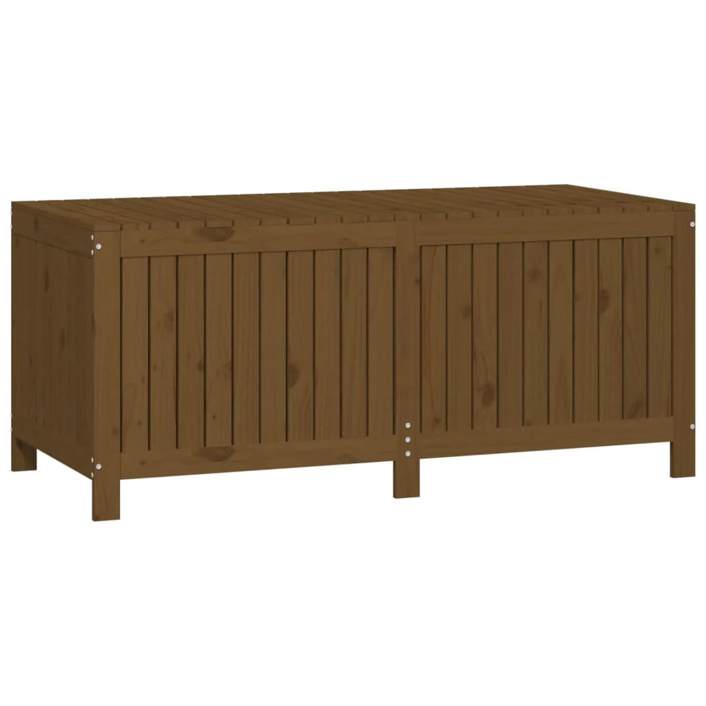 Baule portaoggetti da giardino 147 x 68 x 64 cm legno di pino color miele 02_0013104