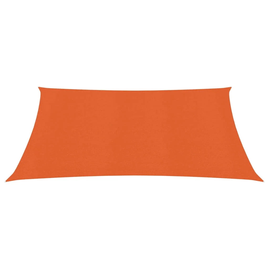 Vela ombreggiante 160 g/m² arancione 3 x 3 m HDPE 02_0009243